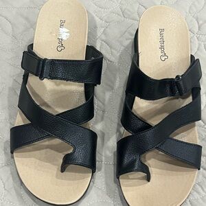 BareTraps Black Strappy Women's Sandals